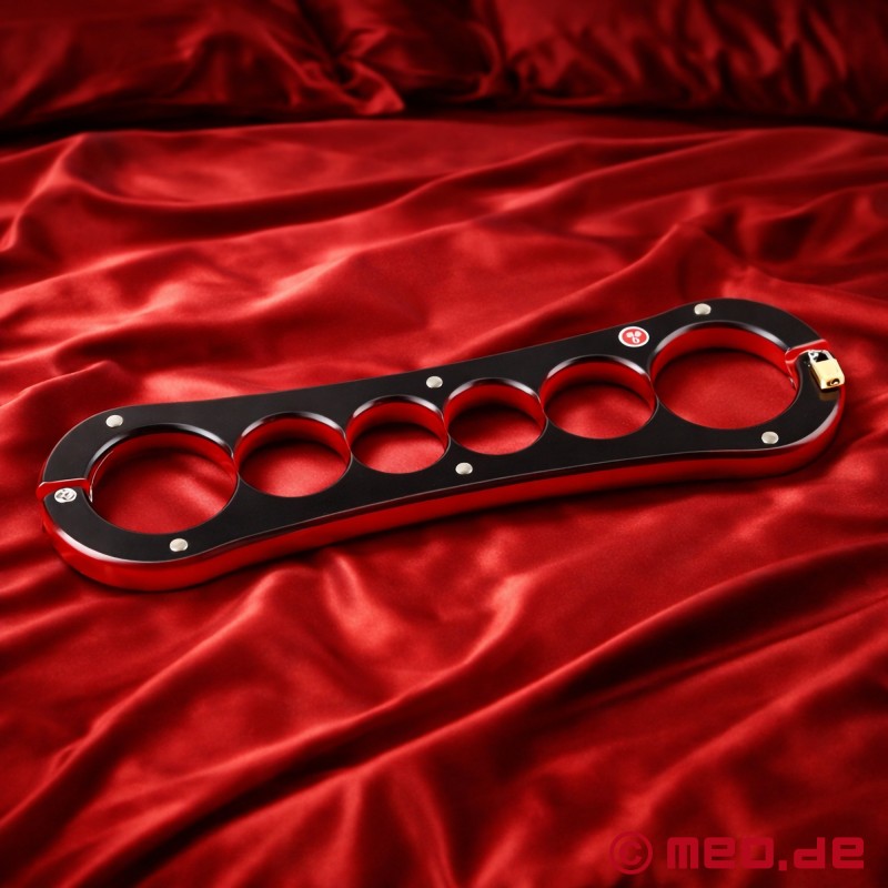 Bound&Ground Doggy-Style Pillory - Lockable BDSM Restraint System for Hands & Feet - 2