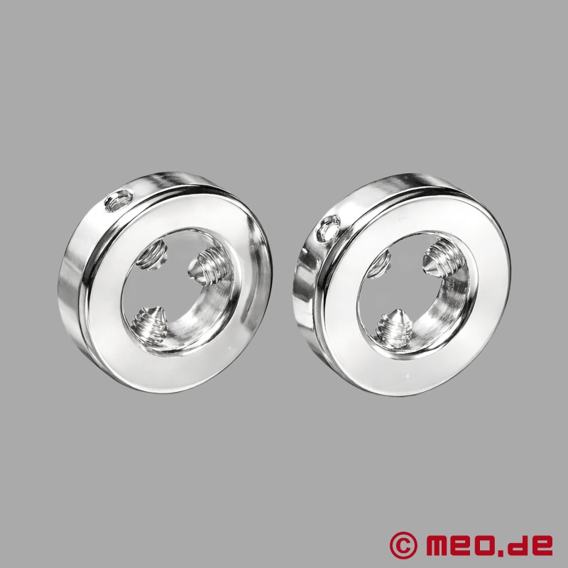 Nippelringe mit Spikes von Dr. Sado - 4