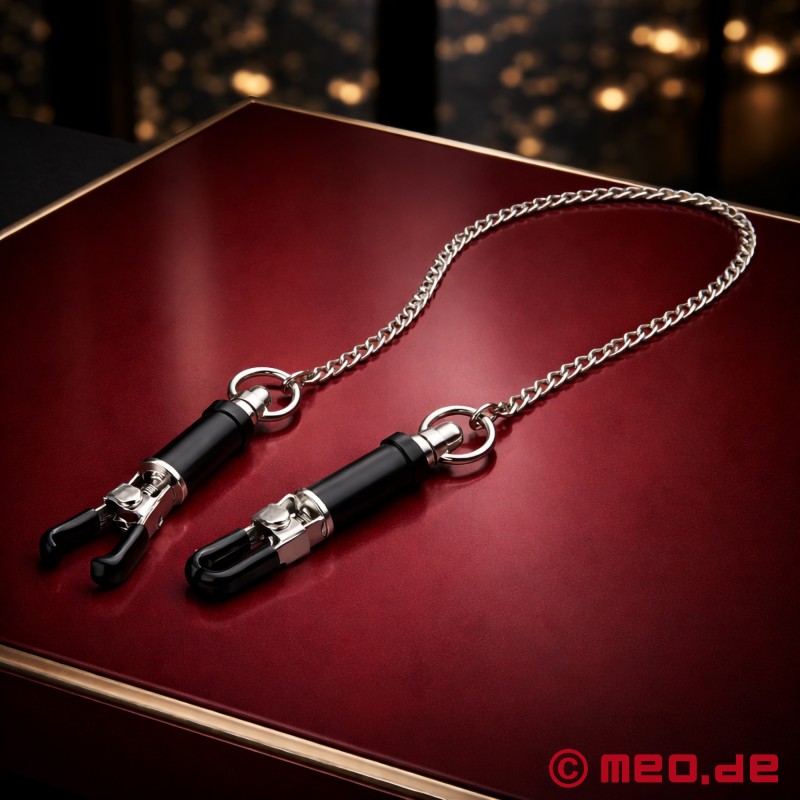 Maximus Nipple Clamps by Dr Sado - Precision Nipple Torture, Fully Adjustable - 2