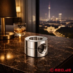 Cock Lock DeLuxe - Ballstretcher et cock ring en un seul produit