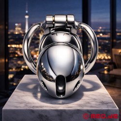 NoPacha Black Berlin X - Stainless Steel Chastity Belt for Men（男性用ステンレス製貞操帯）。 - Thumbnail