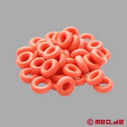 Δαχτυλίδια ελαστοποιητή για το Kinkster Nipple Play Toy από τον Dr Sado - Packer των 10 - Thumbnail