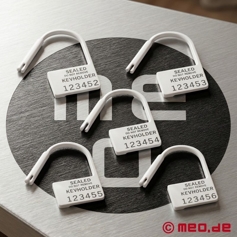 Cadenas à usage unique pour ceinture de chasteté – Paquet de 5 - 3