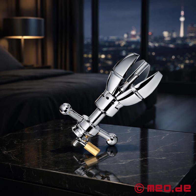 Lockable Butt Plug - Распространяемая анальная пробка - 3