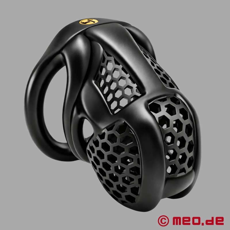 BlackGuard™ de NoPacha® - Jaula de castidad para hombres - 3