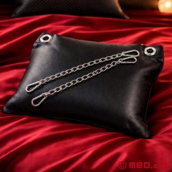 Cuscino per sling in pelle con accessori - nero