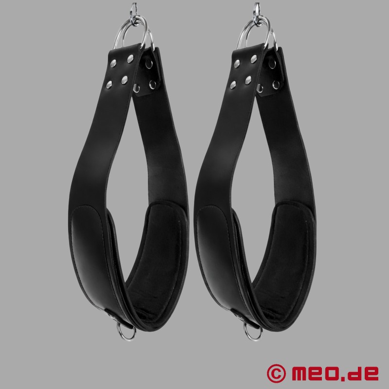 Correias de couro de luxo para os pés da sling - 3