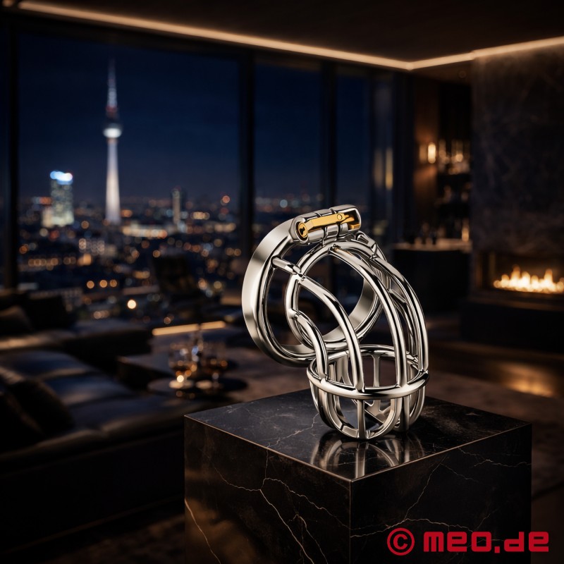 NoPacha FortressLock - Stainless Steel Chastity Belt for Total Control & 24/7 Chastity - 3