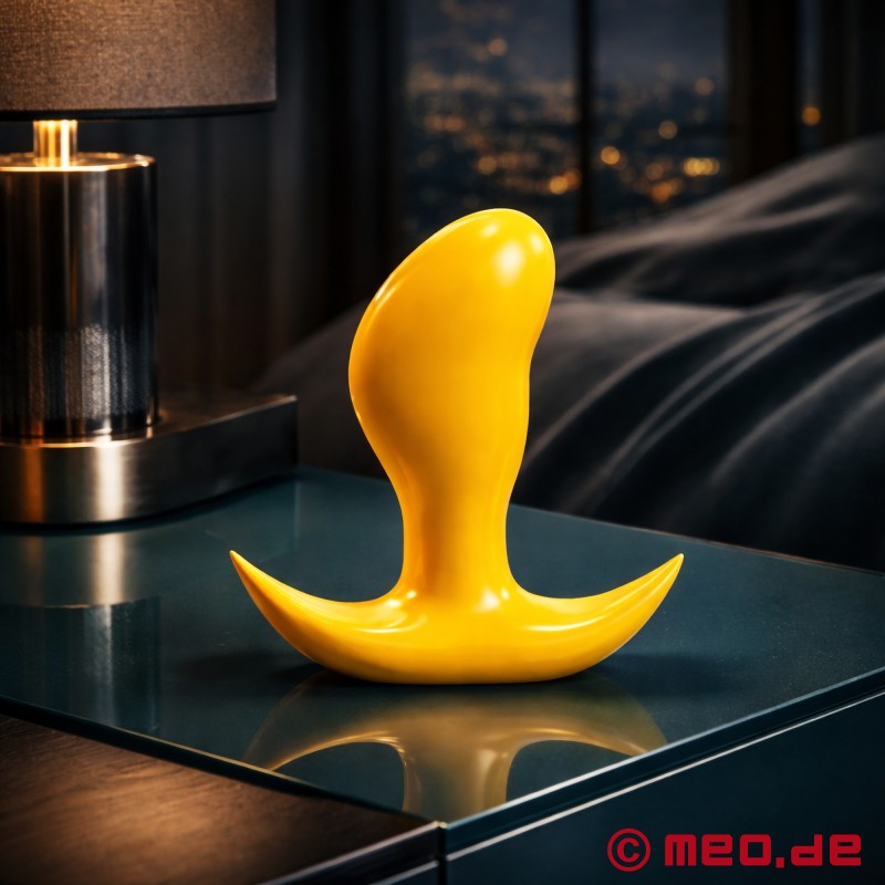 AnalWonder™ MEO®:lta - Keltainen silikonibutt plug - 1