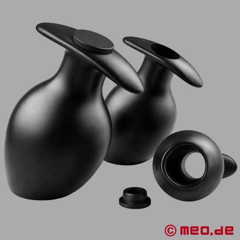 Analplugg med tunnel 24/7 - Med extra plugg - 7