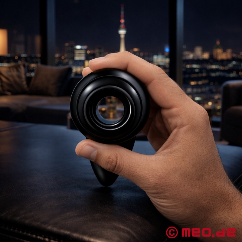 Spiral Butt Plug mit Tunnel - 5