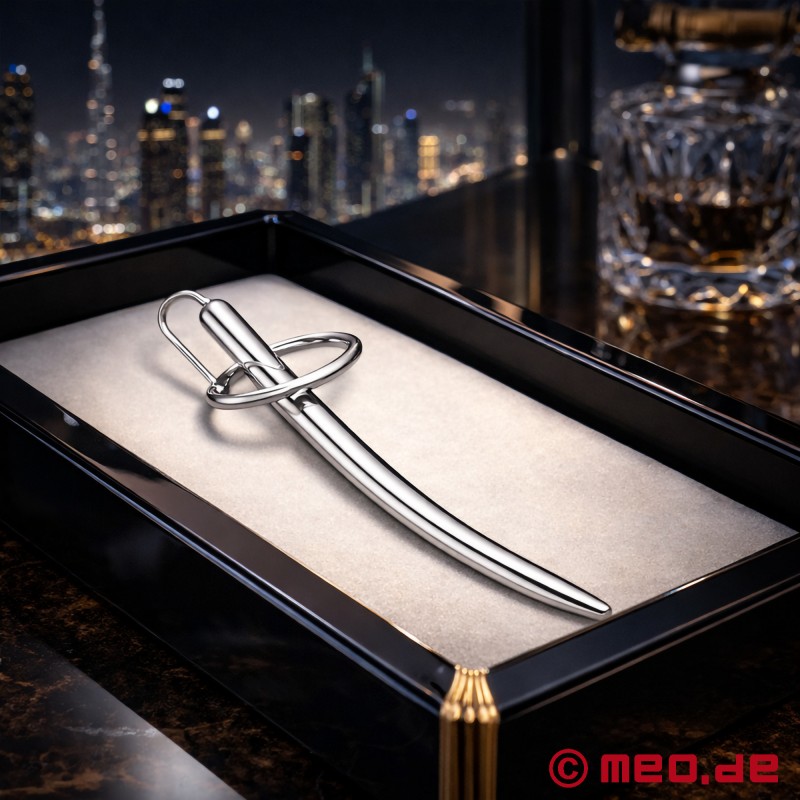 Penis plug lung cu inel pentru gland - 1