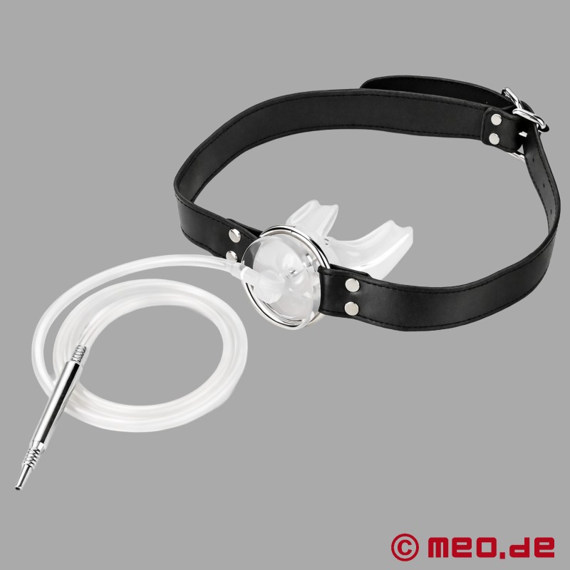 PissMaster - Knebel mit Schlauch und Penisplug - 2