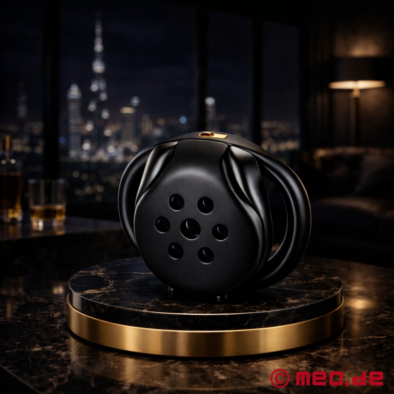 Vyrų skaistybės diržas - NoPacha Obsidian - Chastity cage - 1