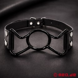 BDSM Munkavle - Munnen vidöppen - Låsbar munkavle för maximal kontroll - Thumbnail