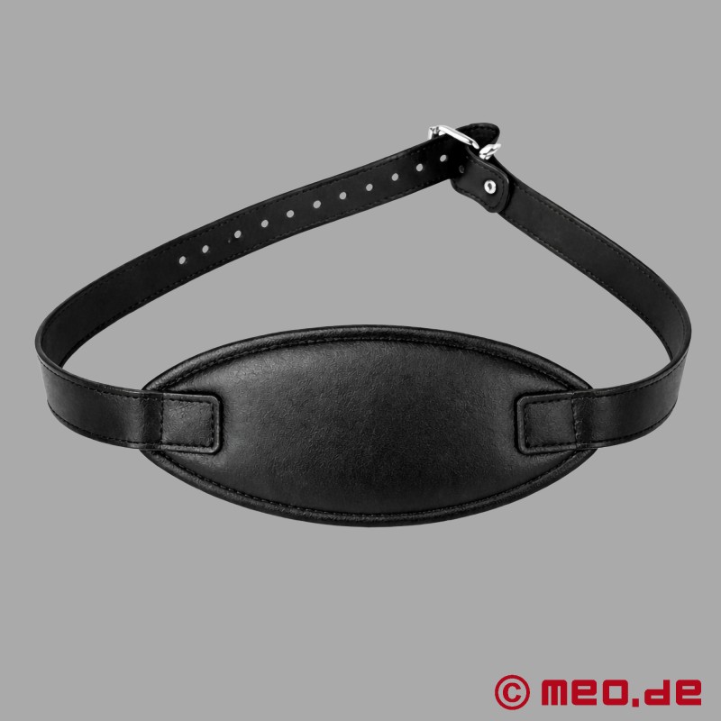 Maschera per bocca con bavaglio con pallina rossa - 5