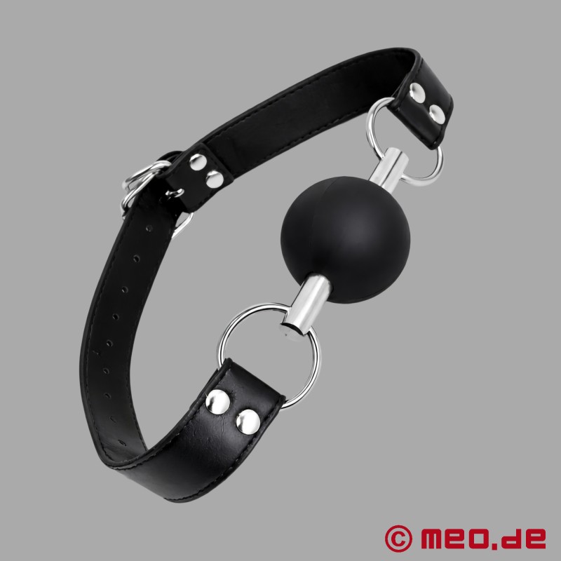Schwarzer Ballknebel - 3