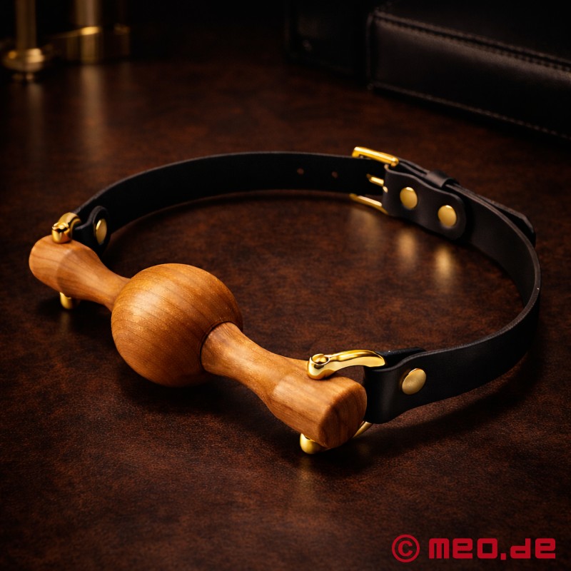 BDSM szorítószáj fából készült - 1
