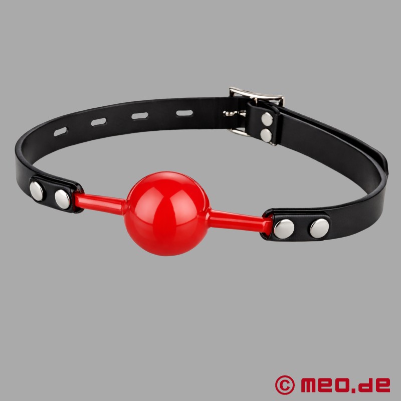 Bâillon à balle rouge, verrouillable - 5