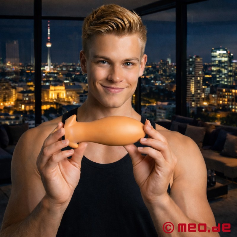 Butt Plug - Anal dilatasjon - Gold Big Boy - Analplugg for anal dilatasjon - 1