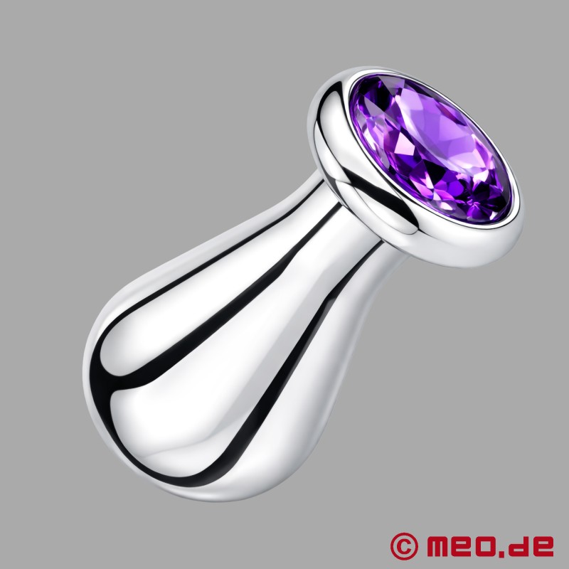 AssSteroid™ by MEO® - Analplugg i metall med smykkekrystall - 7