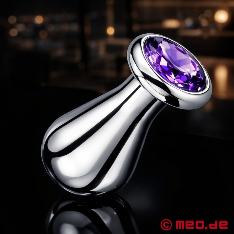AssSteroid™ by MEO® - Metal Anal Plug with Decorative Crystal - 2