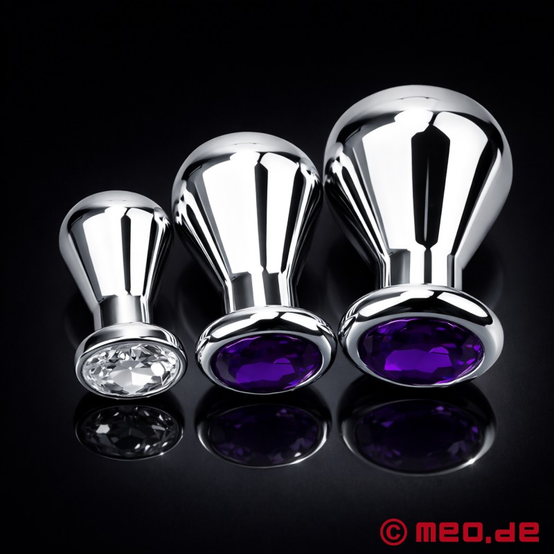AssSteroid™ di MEO® - Plug anale in metallo con cristallo decorativo - 6