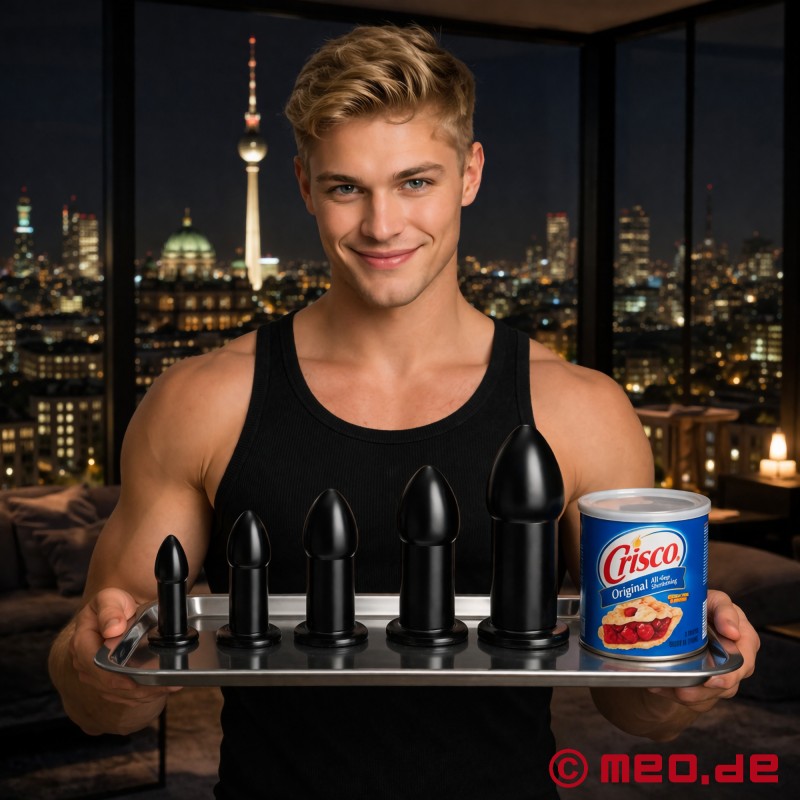 AnalProgress™ de MEO® - Set profesional con cinco plugs anales para la dilatación anal - 1