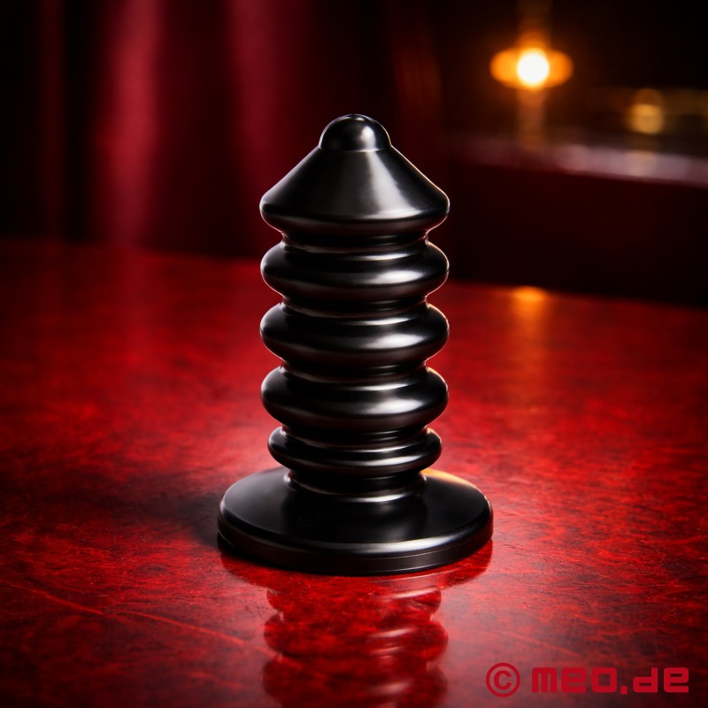 AnalDestroyer™ от MEO® - Набраздена butt plug, изработена от алуминий - 3