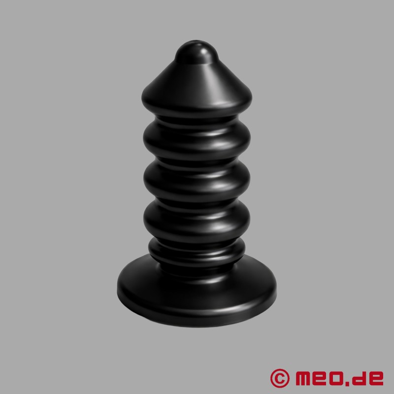 AnalDestroyer™ fra MEO® - Rillet buttplug i aluminium - 6
