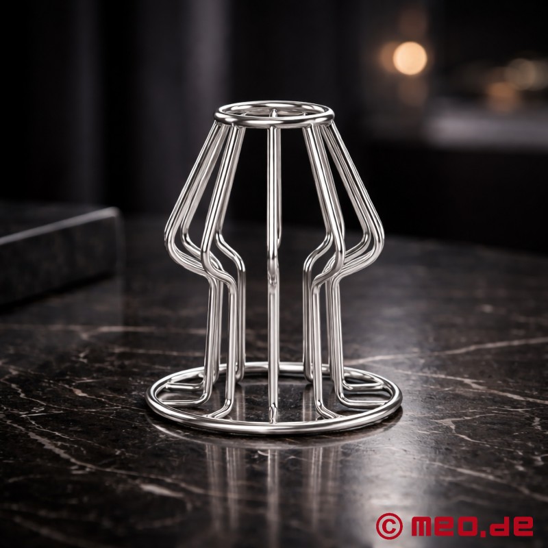 Analgeddon™ - Anal Cage™ - 不锈钢肛塞 - 3