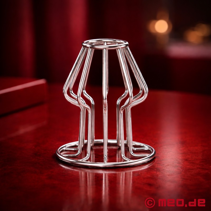 Analgeddon™ - Anal Cage™ – Buttplug en acier inoxydable - 6