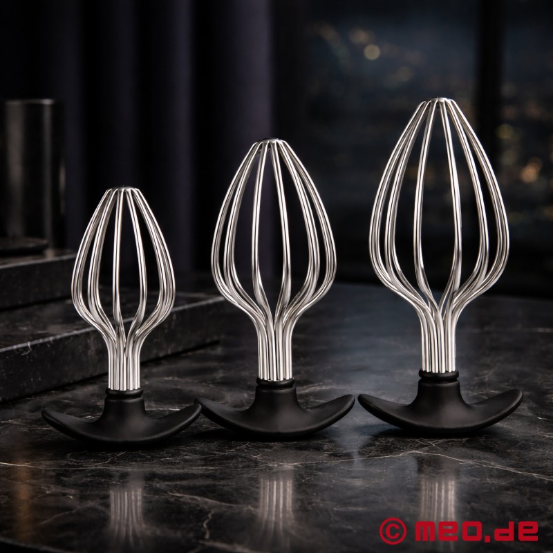 Anal Cage - Butt plug i stål - 24/7 - 3