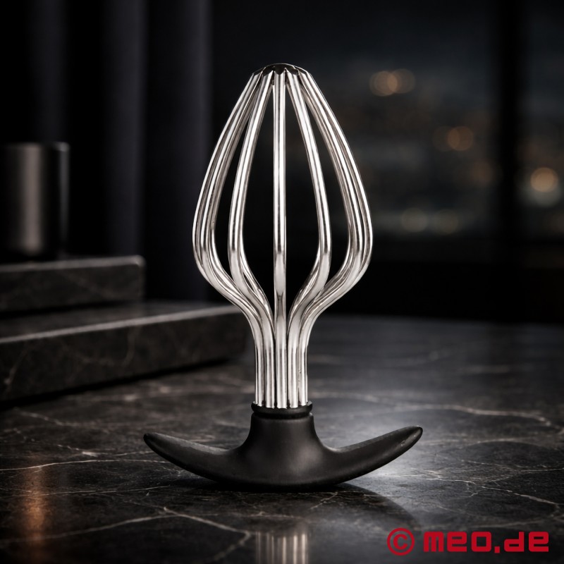 Anal Cage - Buttplug i stål - 24/7 - 5