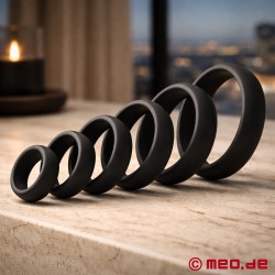 juego de anillos de silicona para el pene de 6 piezas - Alphamale® Berlin Pro