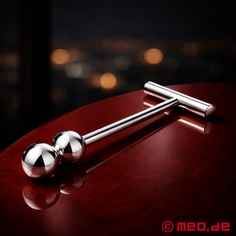 Dildo analne ze stali nierdzewnej - stymulator Alphamale - 2