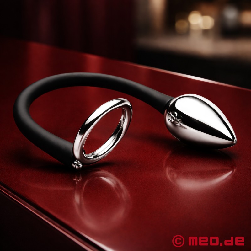 Rock Hard &amp; Plugged - Cockring anaalitulpan kanssa - 1