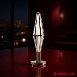 Buttplug i rustfritt stål - stor - Infinity_X - Thumbnail