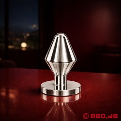 Rozsdamentes acél butt plug - közepes - Infinity_X - Thumbnail