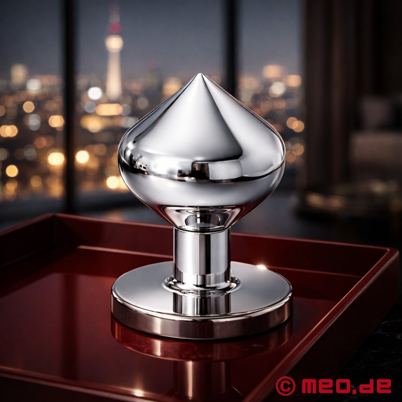 ANALOXX 2.0 - Heavy Duty Aluminium Butt Plug with Sealing Function for Deep Anal Stimulation - 4