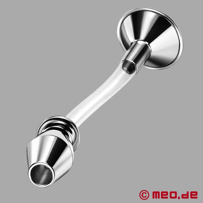 ASS BLASTER 2.0 - Stainless Steel Ass Funnel with Hollow Anal Plug - 3