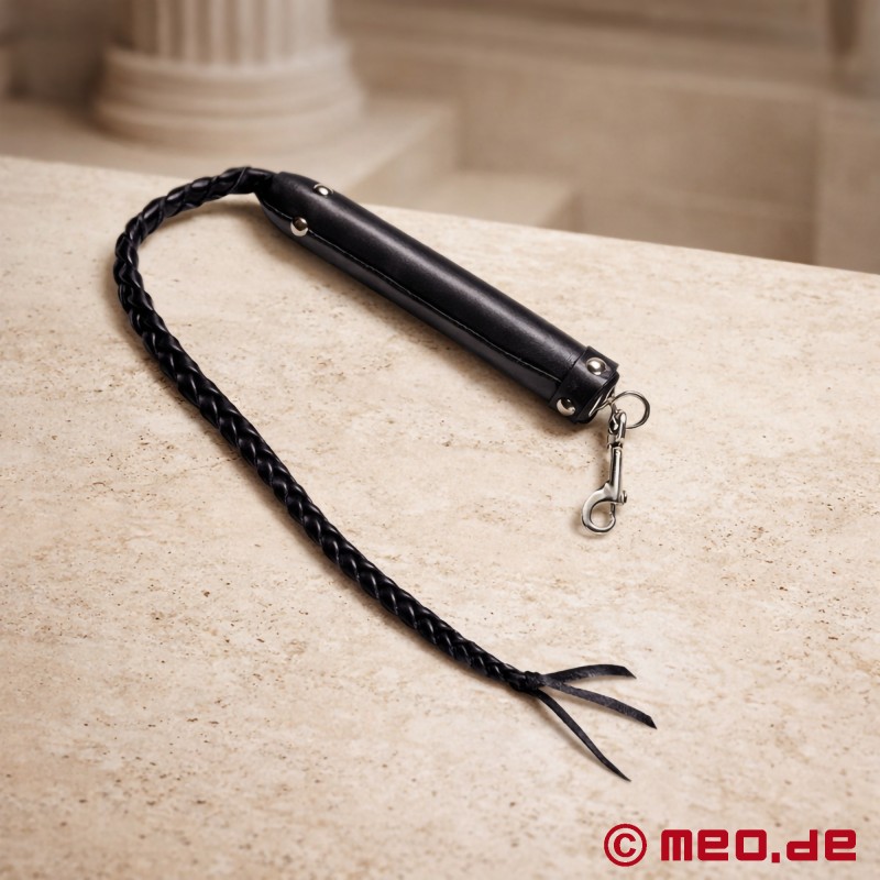 Texas Bullwhip™ by MEO® - Ručne pletený kožený BDSM bič - 2