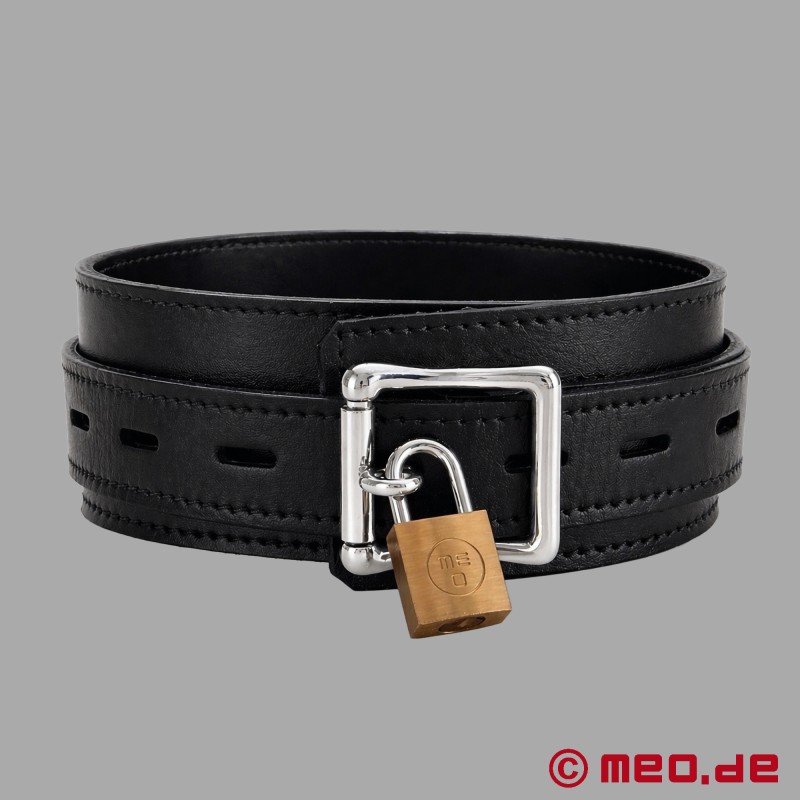 DominateMe™ by MEO® - Lukittava nahkapanta, jossa on nenäkoukku - 12