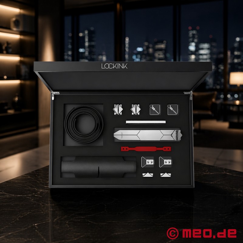 LOCKINK-Teasing & Impact Play komplekt-mustad - 2