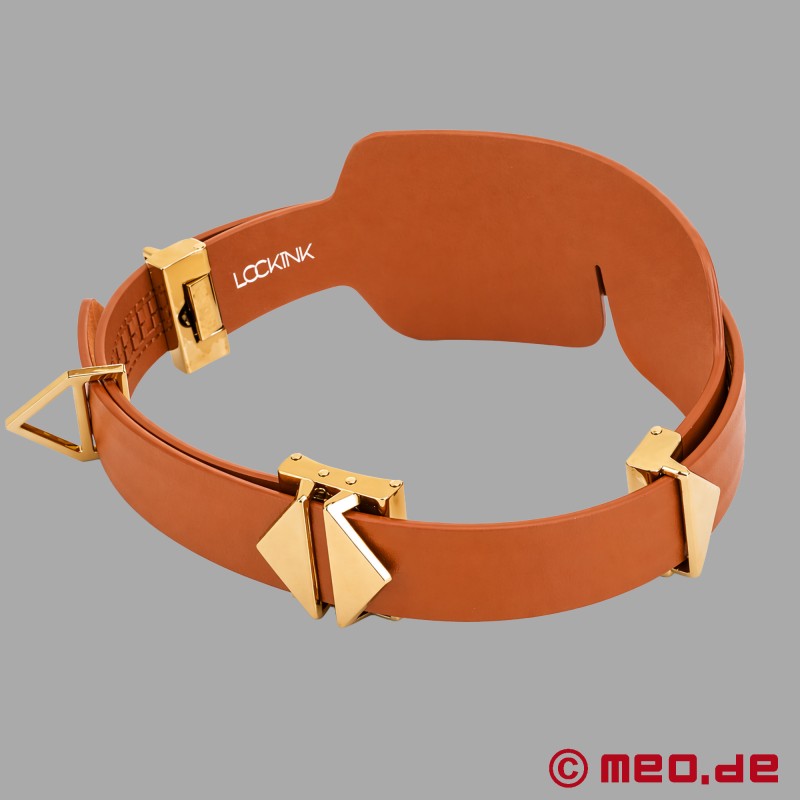 Lockink™ x MEO® - Ögonmask i brunt läder - 8