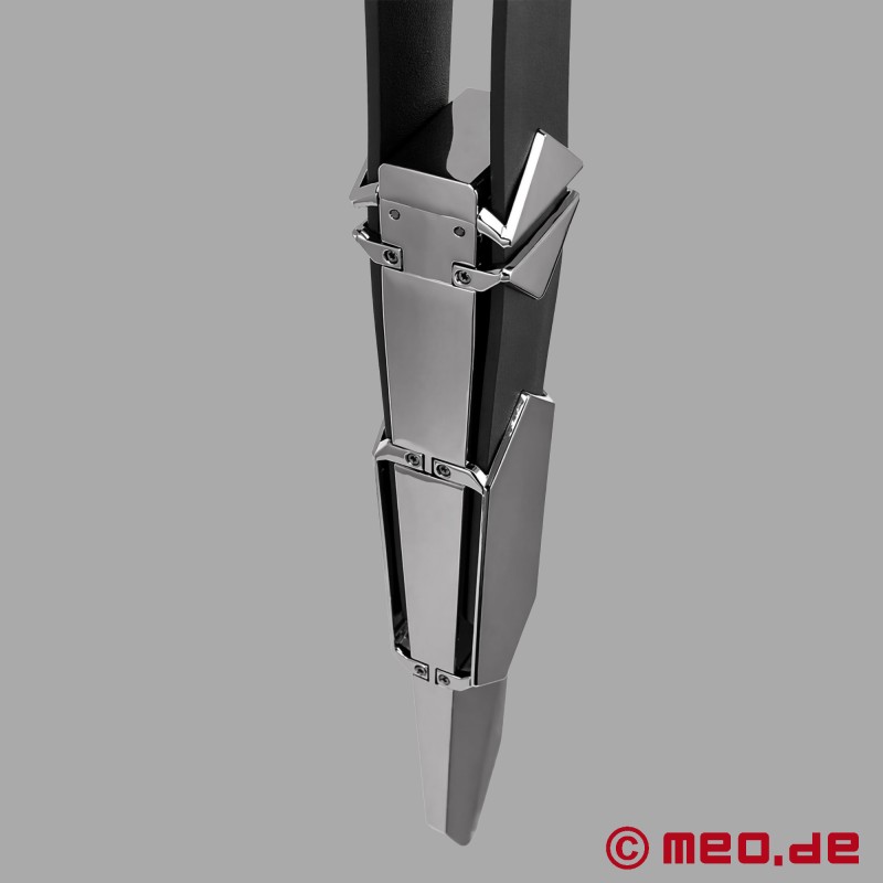 Lockink™ x MEO® - Verstelbare slapper van zwart leer - 4
