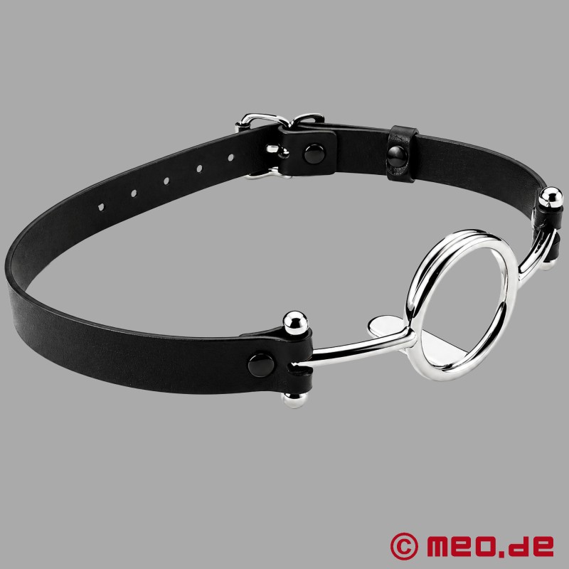 Mordaza de anillo BDSM con depresor lingual - 3