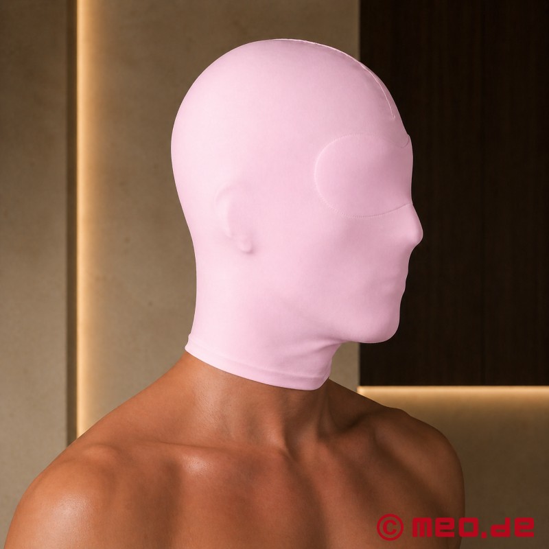 Masque rose en spandex - opaque - 2