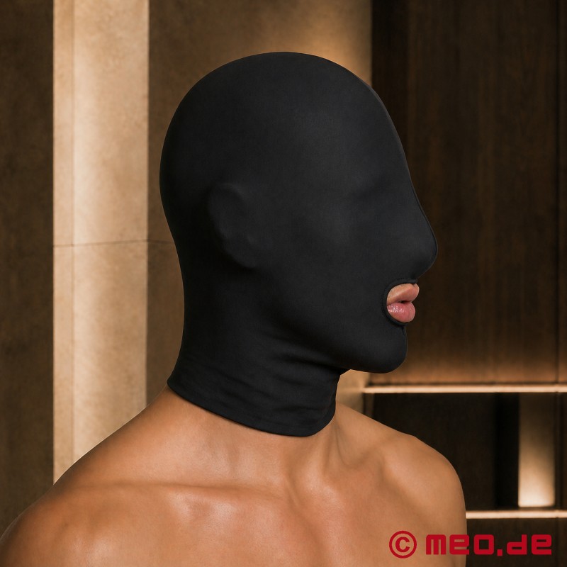 Spandex Fetish Hood - BDSM Hood for Anonymous Oral Sex - by MEO - 3