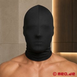 Svart fetisjmaske - Dobbeltlags spandexmaske - Sensorisk deprivasjon - Thumbnail